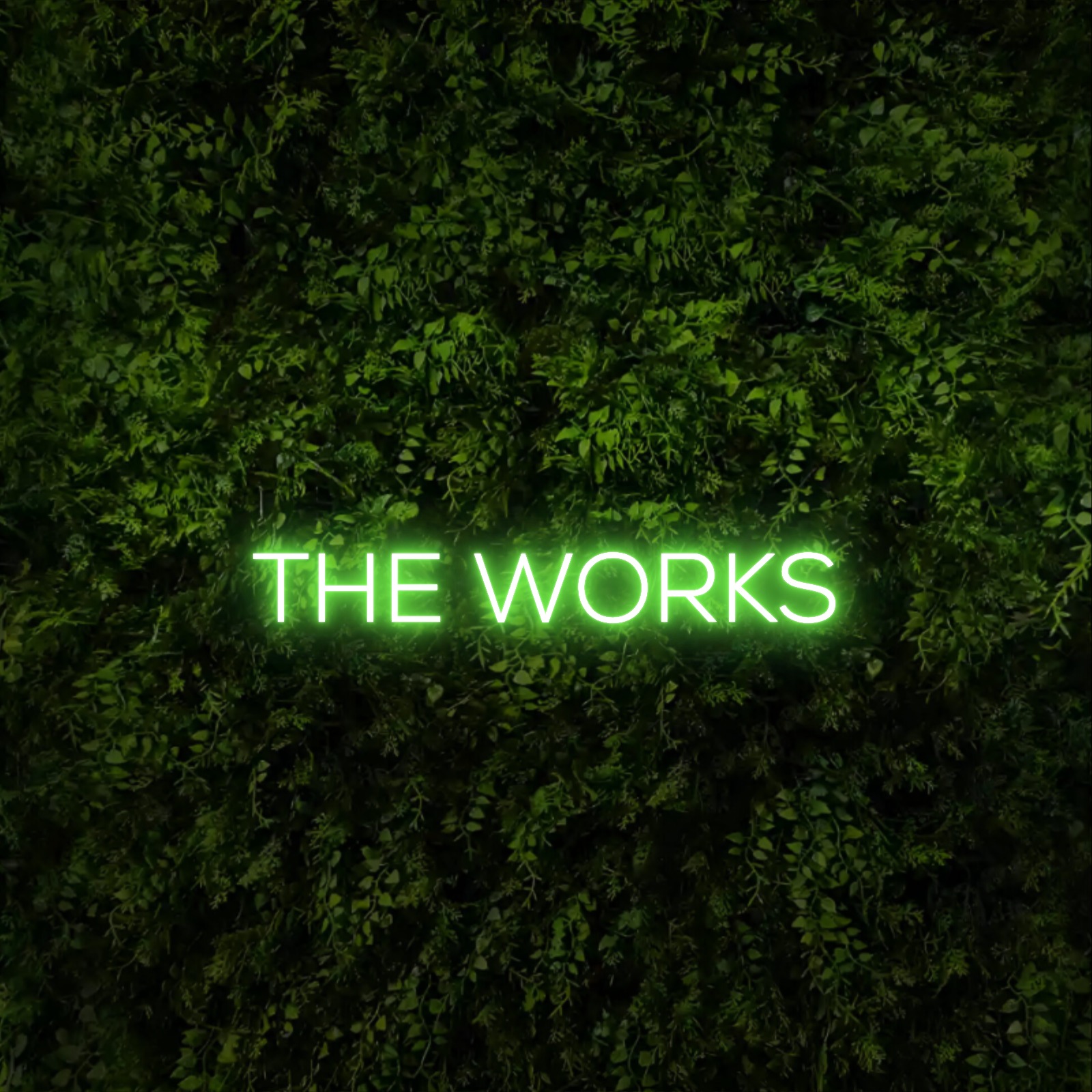 THE WORKS – Neon Sign