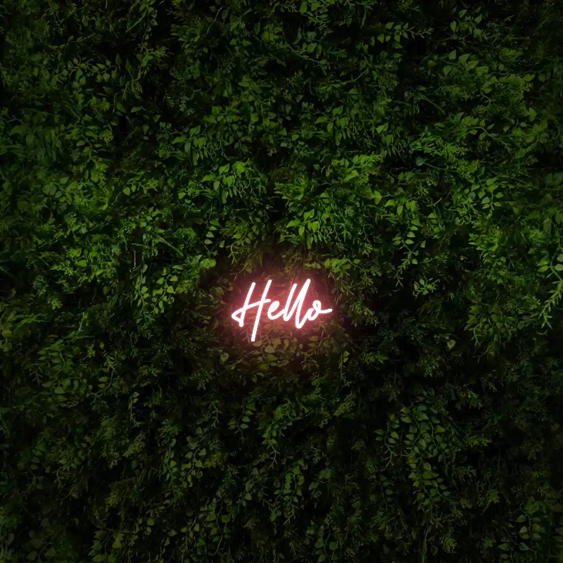 Hello – Neon Sign