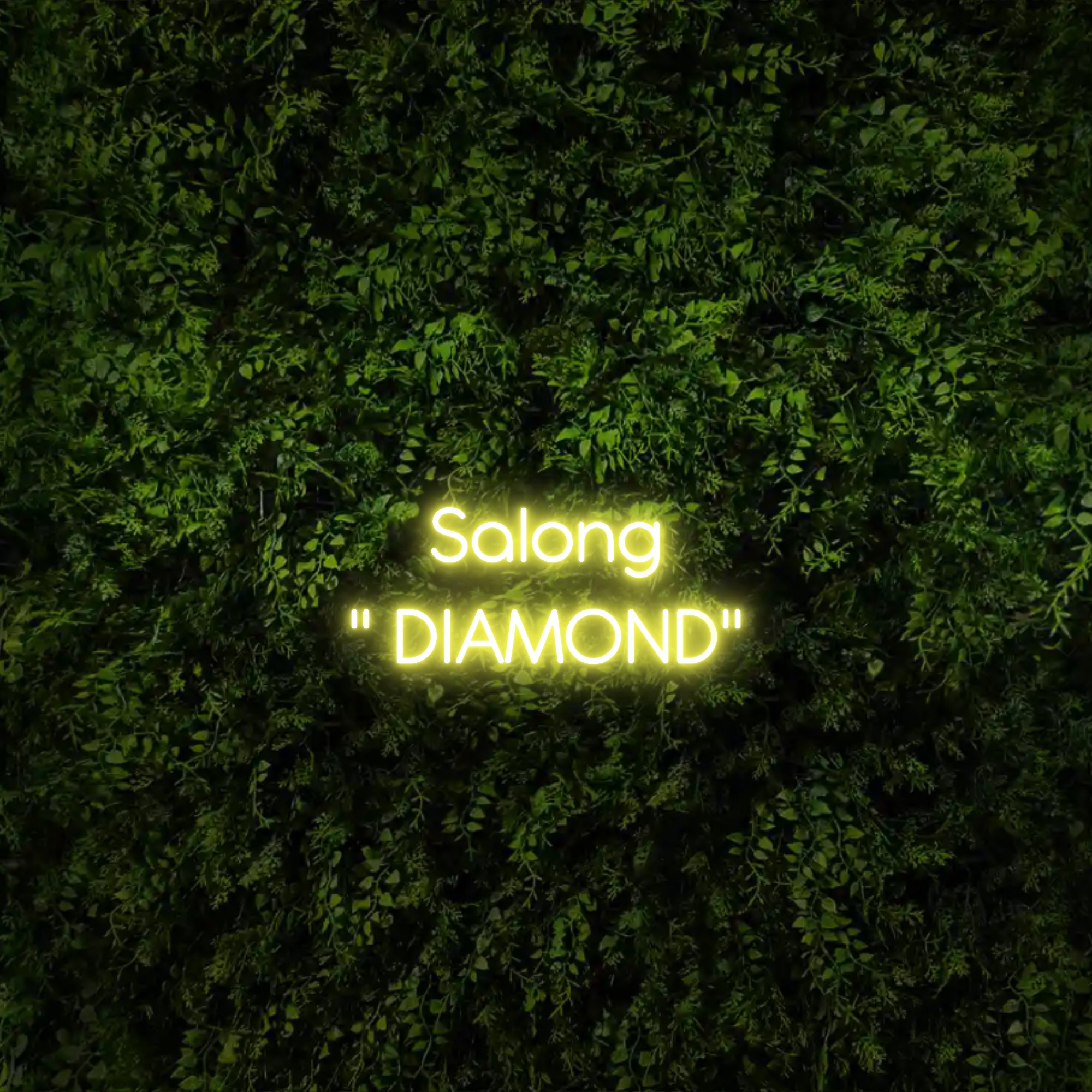 Salong 
” DIAMOND” – Neon Sign
