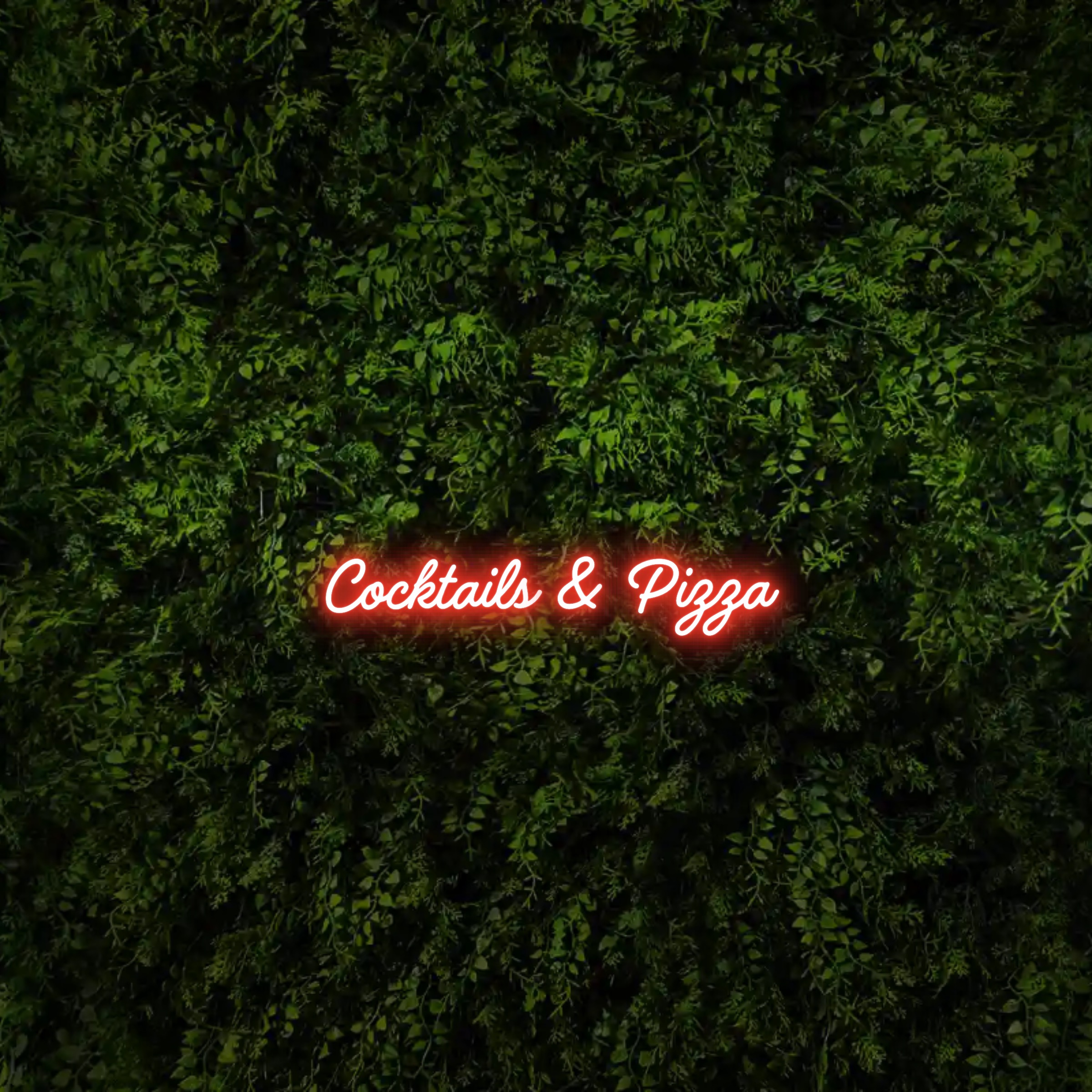 Cocktails & Pizza – Neon Sign