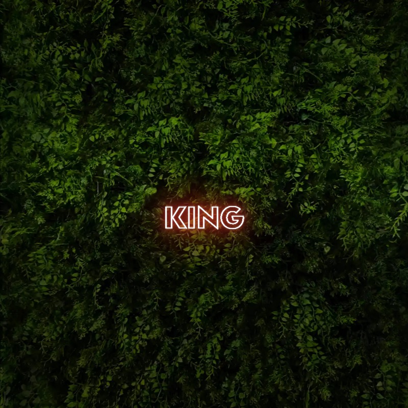KING – Neon Sign
