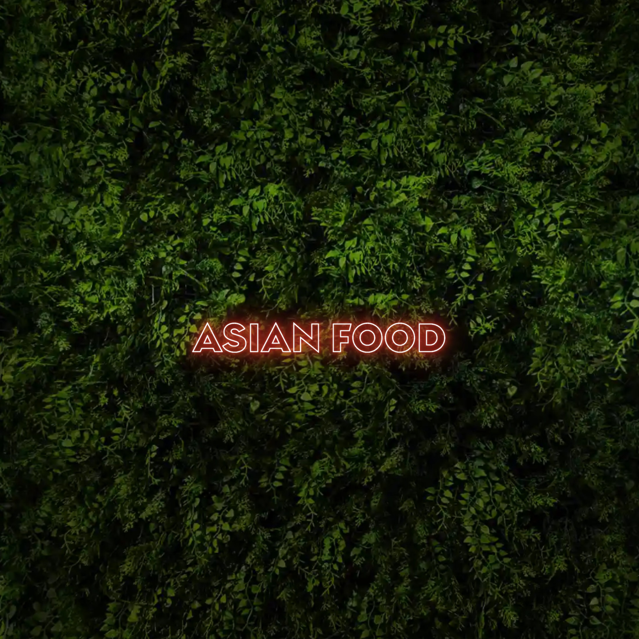 ASIAN FOOD  – Neon Sign
